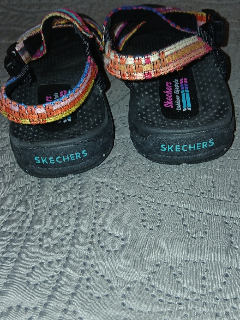 Skechers Reggae Sew Me Boho Sandals Womens 7 Granola Hiking Hippie Active - Picture 6 of 6